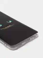 Черный чехол на Huawei Honor 9X Premium/Y9 Prime 2019 / Хонор 9X Премиум прозрачный, с рисунком