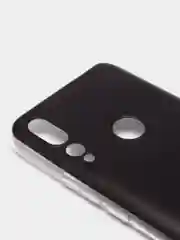 Черный чехол на Huawei Honor 9X Premium/Y9 Prime 2019 / Хонор 9X Премиум прозрачный, с рисунком
