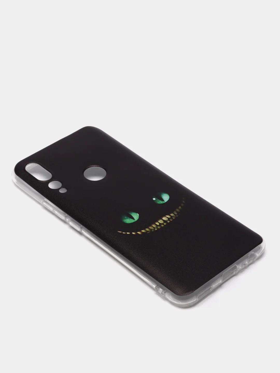 Черный чехол на Huawei Honor 9X Premium/Y9 Prime 2019 / Хонор 9X Премиум прозрачный, с рисунком