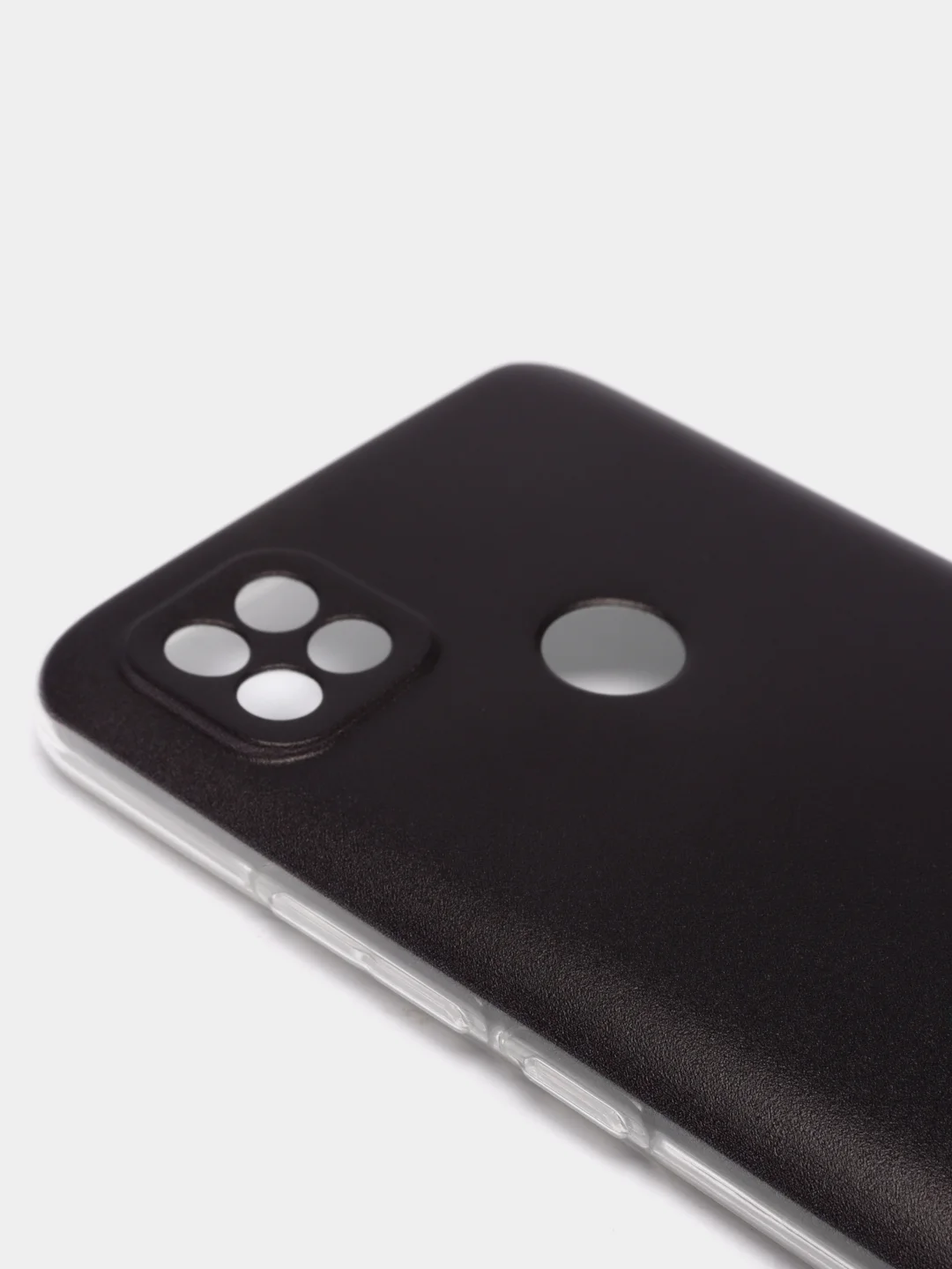 Черный силиконовый чехол на Xiaomi Redmi 9C / Сяоми Редми 9С прозрачный с рисунком, защита камеры