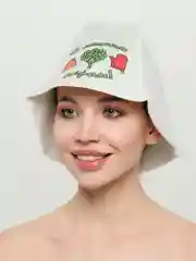 Лимонный шапка для бани и сауны, с надписью