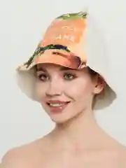Голубой шапка для бани и сауны, с принтом