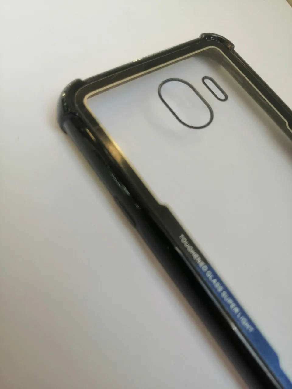 Индиго чехол-накладка Samsung J4 2018, Sm400