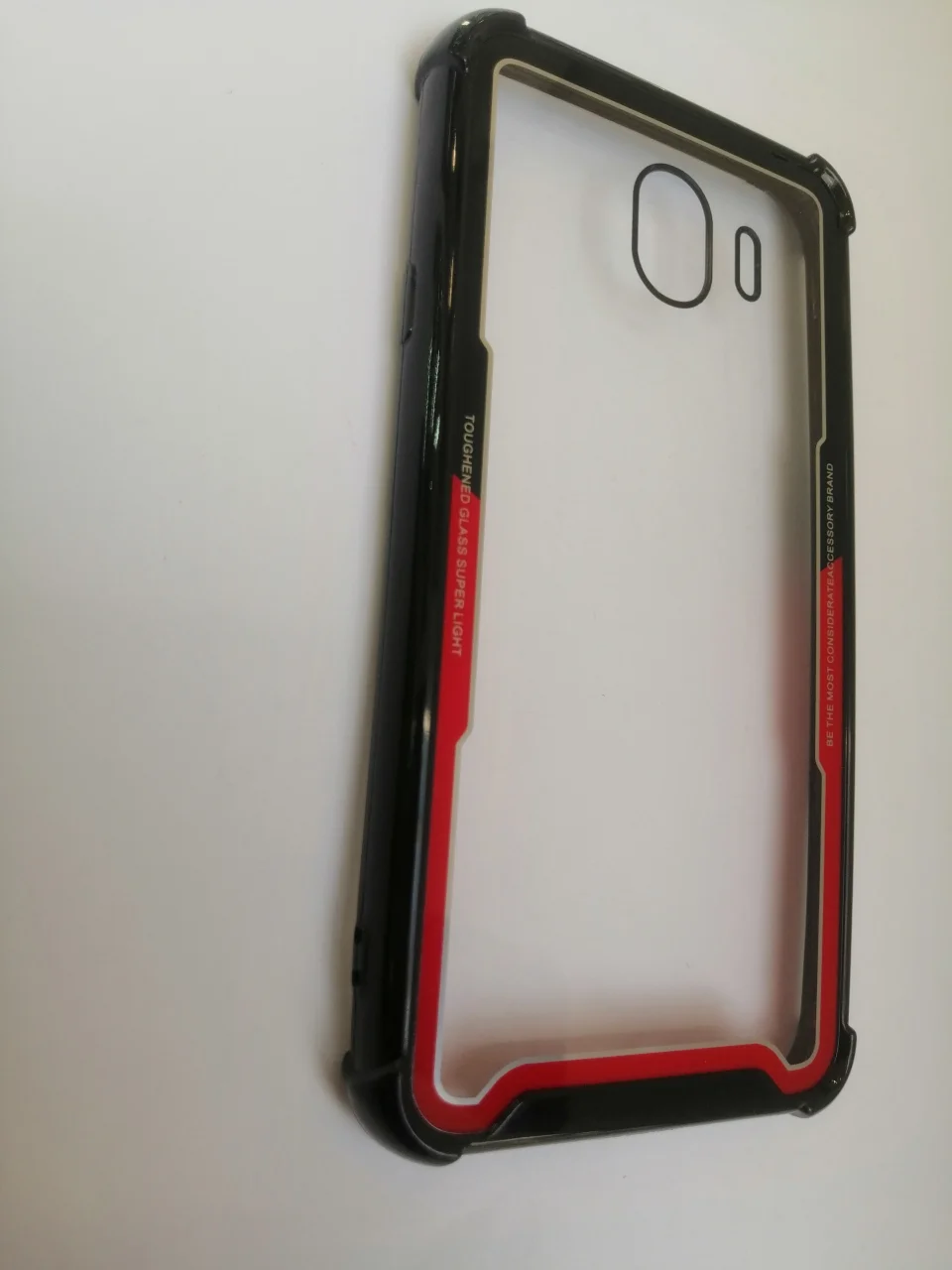 Красный чехол-накладка Samsung J4 2018, Sm400