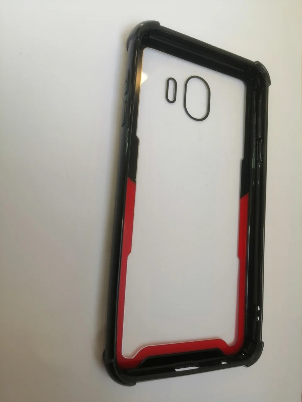 Красный чехол-накладка Samsung J4 2018, Sm400