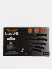 Набор ножей Loewe Germany с антибактериальным покрытием, 6 предметов