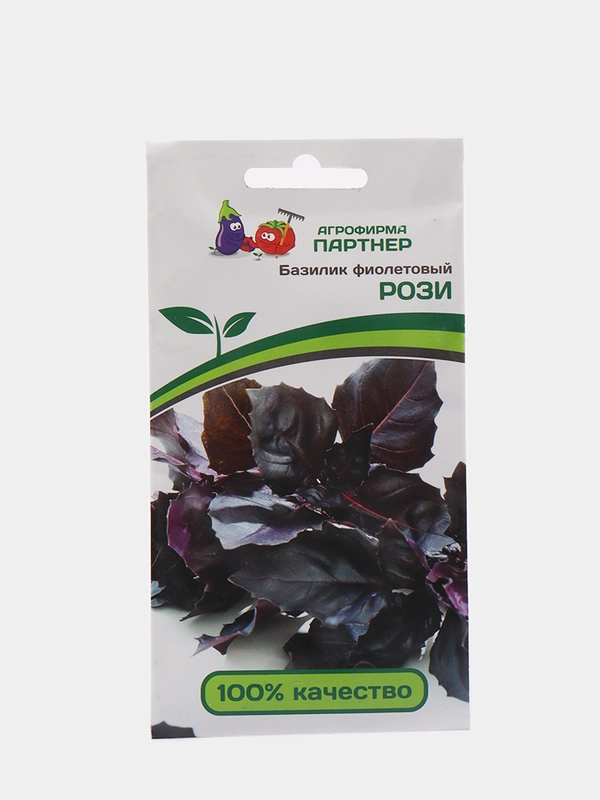 Семена Базилик фиолетовый "Рози", Партнер, 1 г