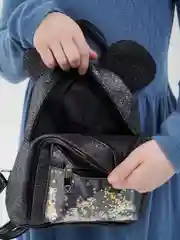 Тёмно-розовый рюкзак для девочки с ушками