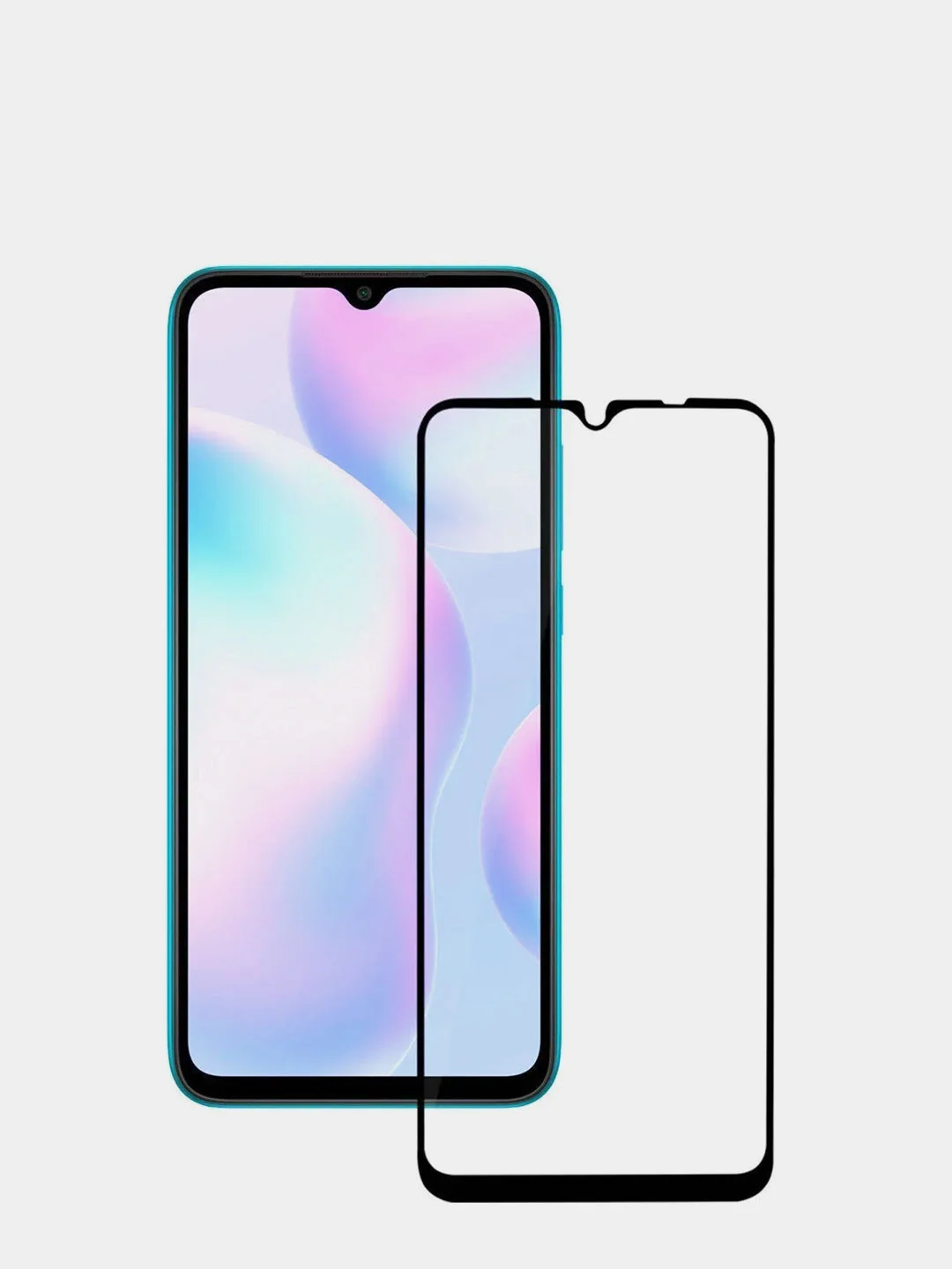 Защитное стекло 9D для Xiaomi Redmi Note 8/8T/8Pro/9/9Pro/9S, Redmi 9A/9C/9/8/8A/7/A