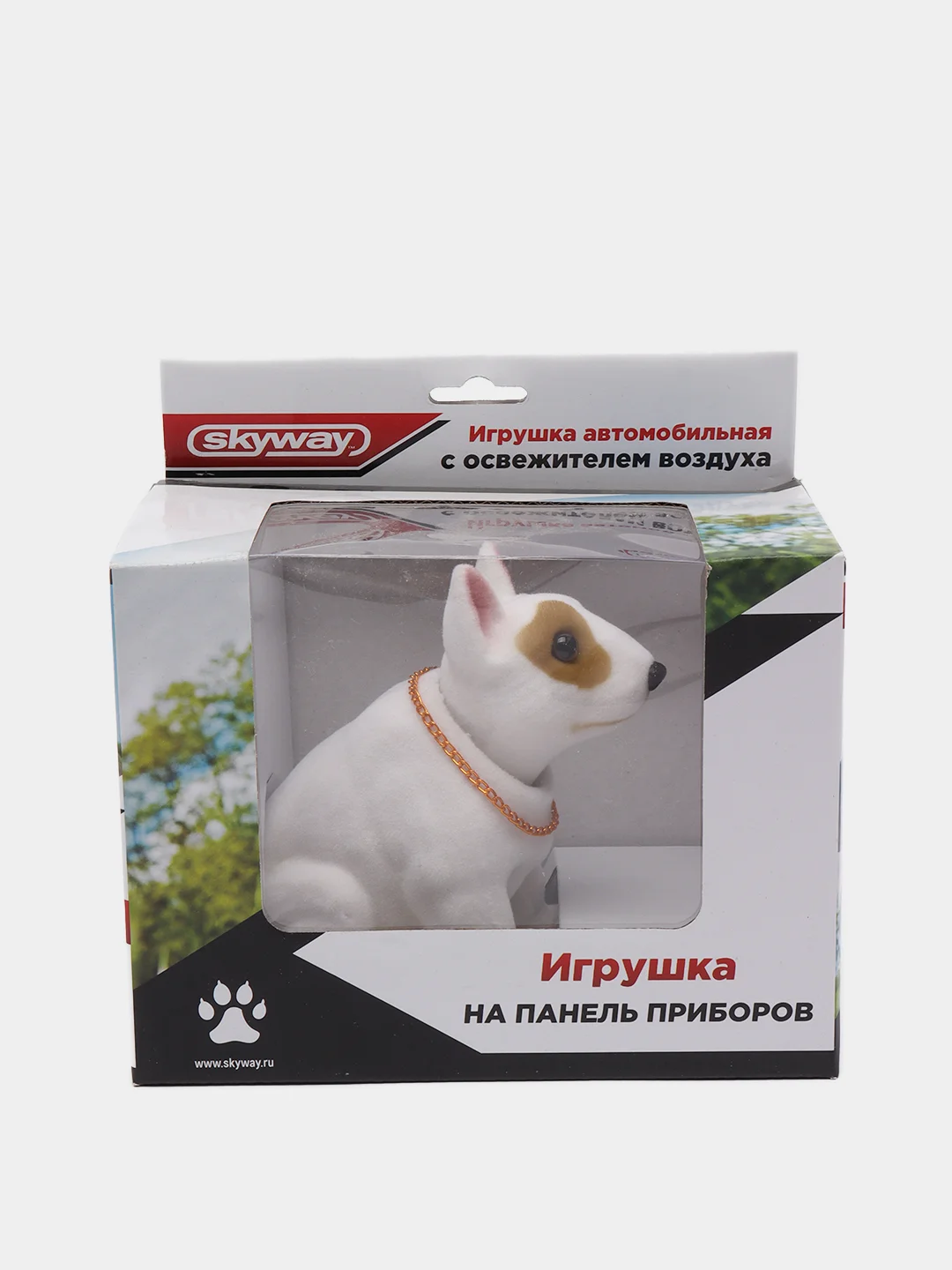 Ароматизатор в машину "Лимон"  SKYWAY Бультерьер 13,5*7*13см S04201001
