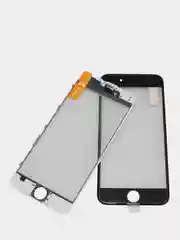 Белый стекло для переклейки на iPhone 5s SE 6 6s 7 8 Plus X XS MAX XR 11 12 13 Pro + рамка + OCA