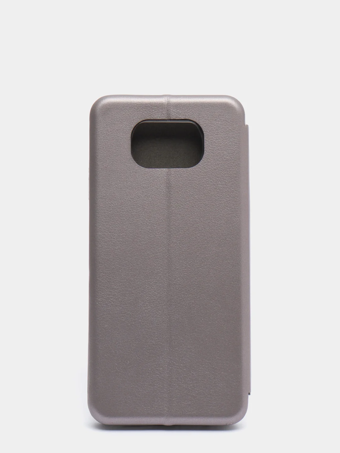 Серый чехол книжка Xiaomi POCO X3 / X3 PRO