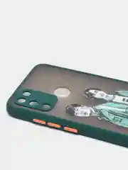 Лесной зеленый чехол-накладка Samsung A51