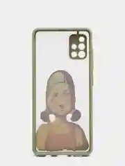 Лайм чехол-накладка Samsung A51