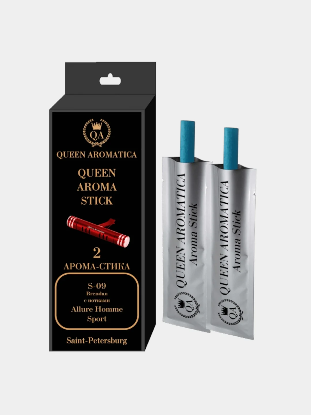 Сменные арома-стики Queen Aromatica для автомобильного ароматизатора