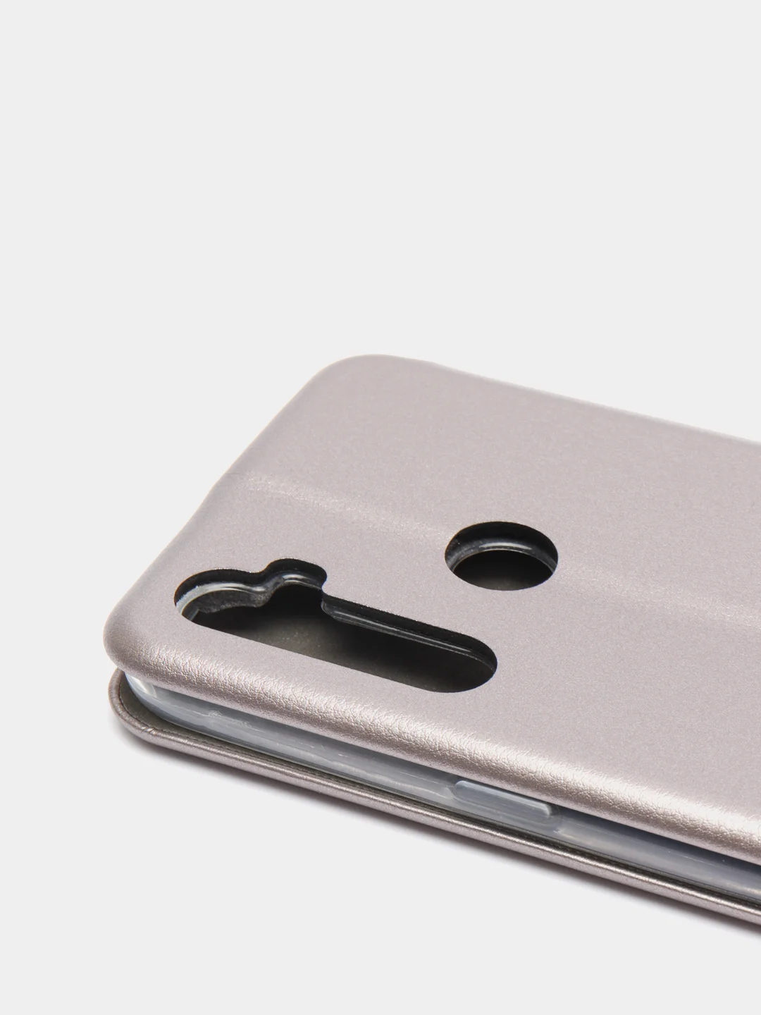 Серый чехол книжка REALME C3 / REALME 6I