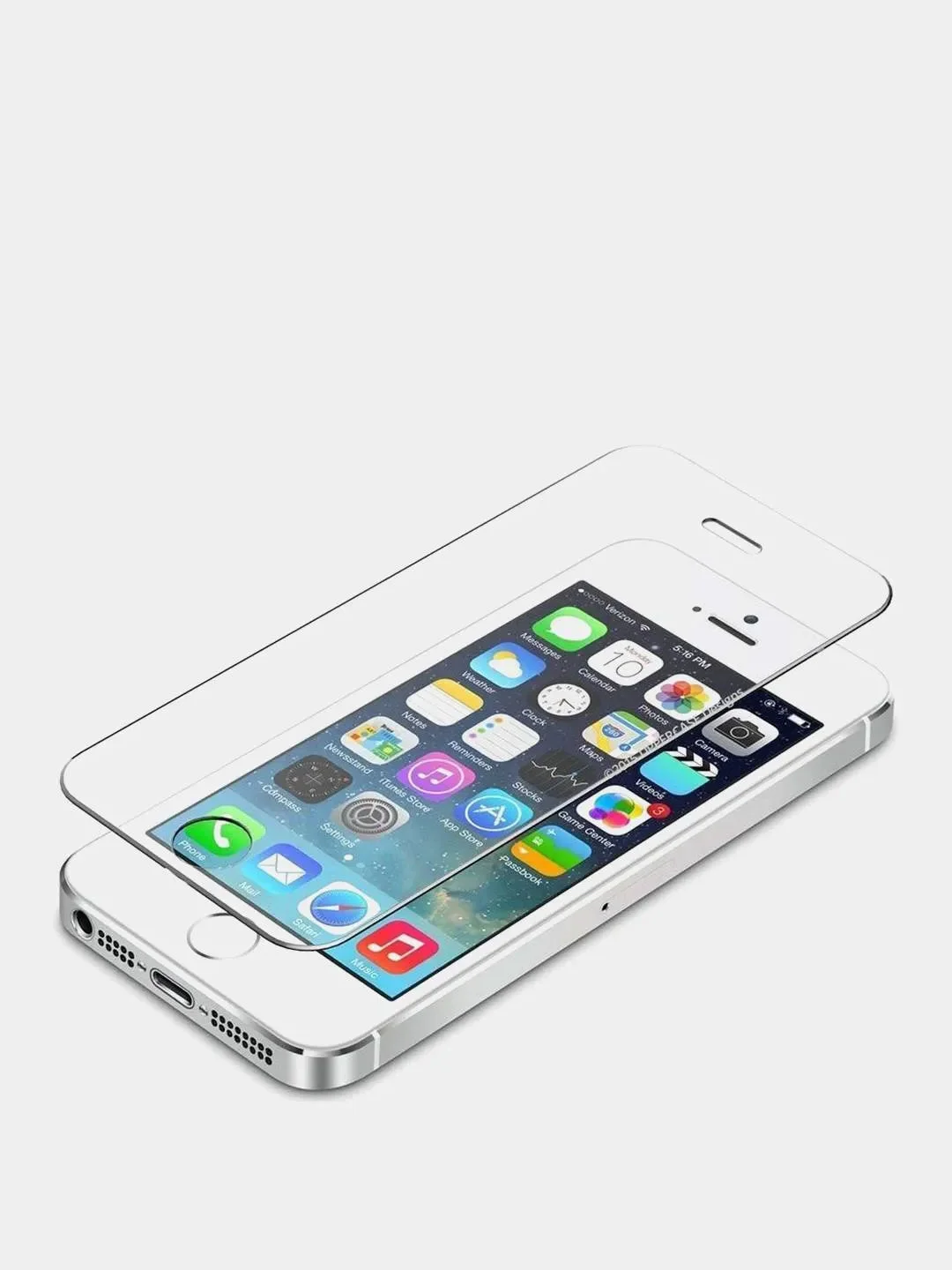 Прозрачное защитное стекло 2,5D iPhone 5, 5s, se, 6, 6s, 7, 8 Plus, X, XS, XR, 11, 12 Pro, mini