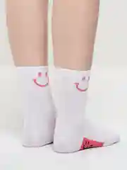 Синий носки со смайлом