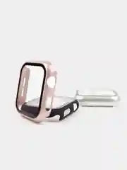 Конфетный бампер с защитным стеклом для Apple Watch 38/40/42/44 mm