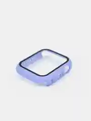 Лавандовый бампер с защитным стеклом для Apple Watch 38/40/42/44 mm