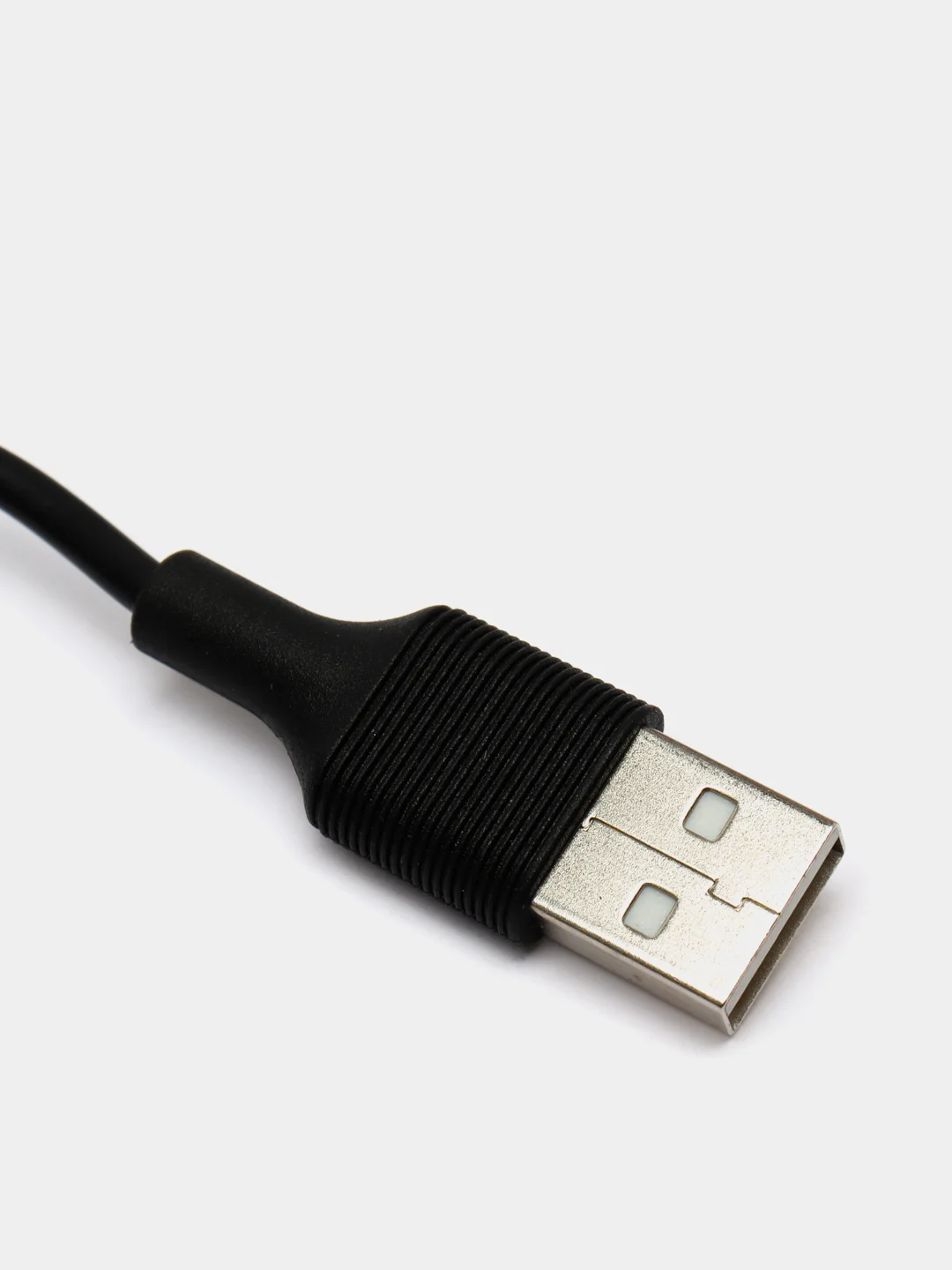 Черный кабель для зарядки Borofone Х1 Lightning