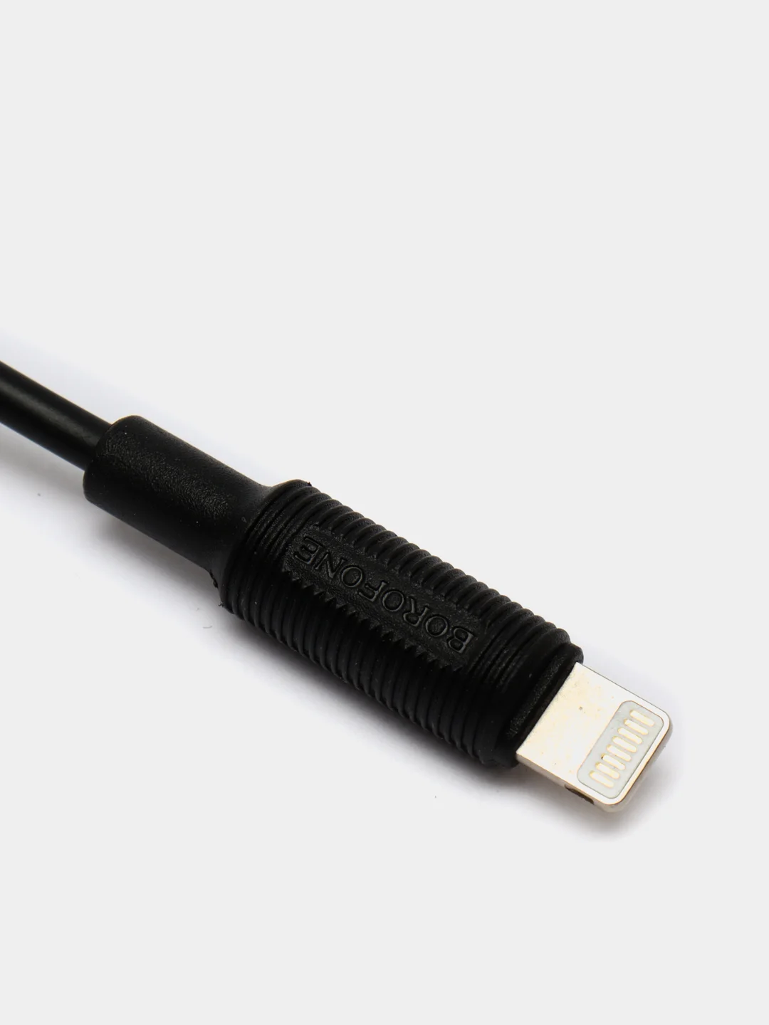 Черный кабель для зарядки Borofone Х1 Lightning