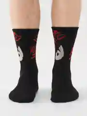 Коралловый носки высокие