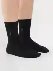 Черный носки мужские высокие "Мини"