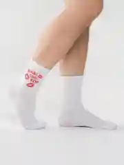 Носки мужские белые "Люблю свою жену"