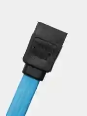Голубой кабель SATA-SATA прямой, для подключения HDD, SSD