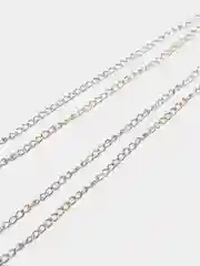 Серебряный цепь для бижутерии, панцирное плетение, 2 и 5м