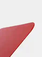 Красный веер для раздувания углей в мангале / опахало