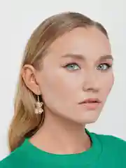 Карамельный серьги мармеладные мишки с блестками