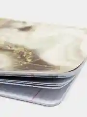 Серый тетрадь "Vivid marble", 48 листов, клетка, "софт-тач" ламинация, тиснение фольгой