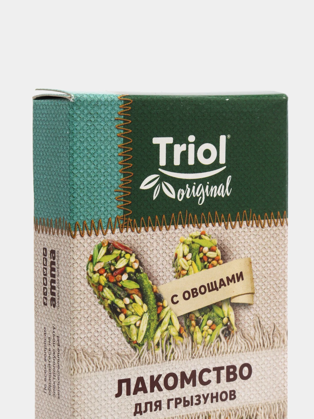 Triol лакомство Original для грызунов с овощами, упаковка 2 шт, 50 г