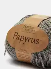 Тёмно-серый пряжа Fibra Natura Papyrus 78% Хлопок  22% Шелк 50г 120м 1 шт