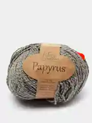 Тёмно-серый пряжа Fibra Natura Papyrus 78% Хлопок  22% Шелк 50г 120м 1 шт