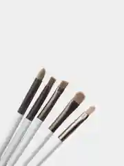 Коралловый кисти для макияжа, набор кистей 8 штук для ресниц, для теней, румян, тонального крема