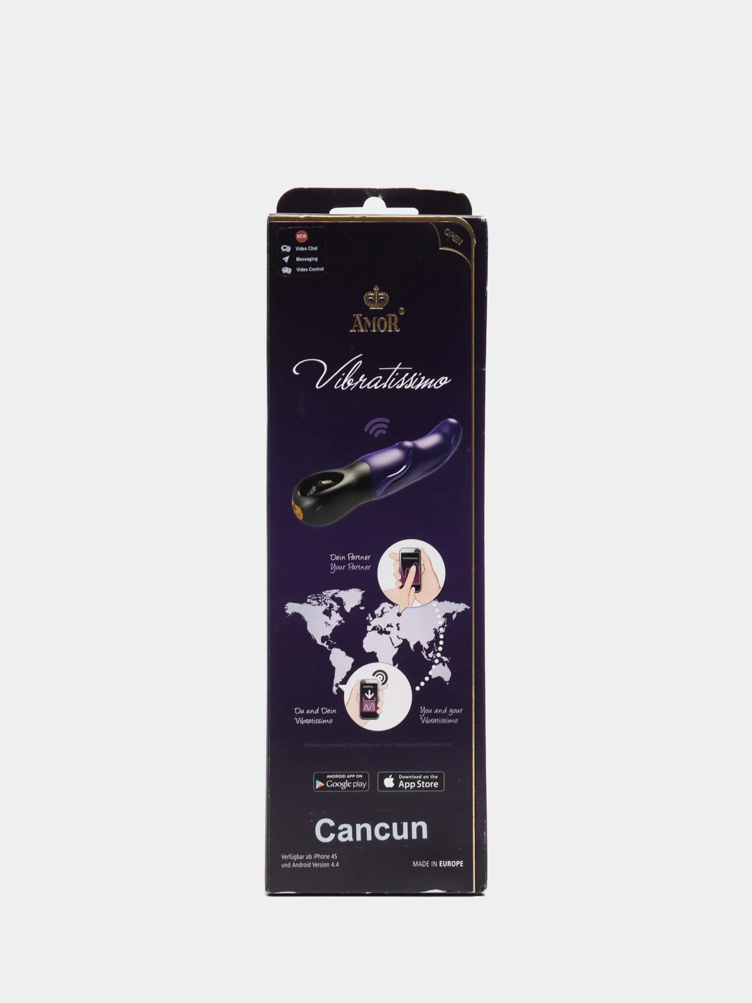 Силиконовый вибратор AMOR Vibrattissimo "Канкун"