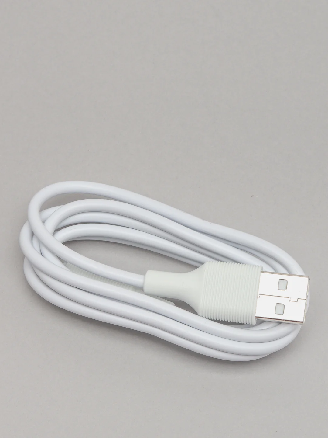 Белый кабель для зарядки Borofone Х1 Lightning