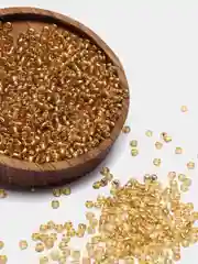Золотой бисер чешский , 10/0