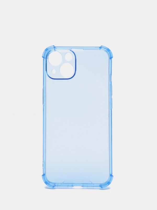 Силиконовый противоударный чехол для iPhone 13 с защитой камеры