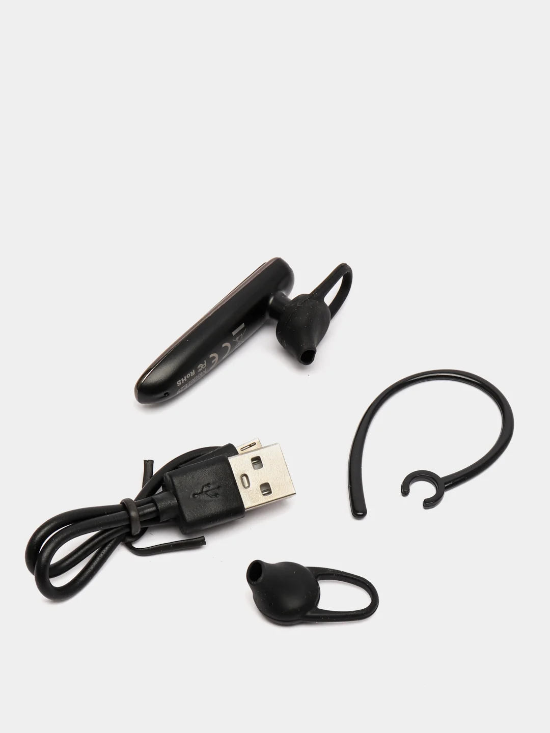 Черный bluetooth-гарнитура Hoco