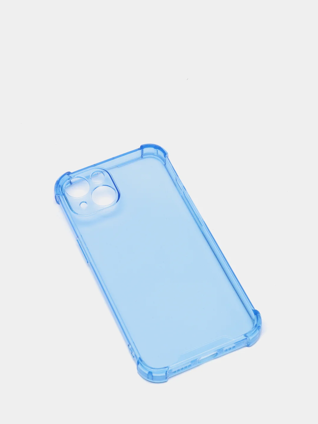 Ледяной силиконовый противоударный чехол для iPhone 13 с защитой камеры