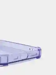 Лавандовый силиконовый противоударный чехол для Apple iPhone 13 Pro с защитой камеры