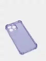 Лавандовый силиконовый противоударный чехол для Apple iPhone 13 Pro с защитой камеры