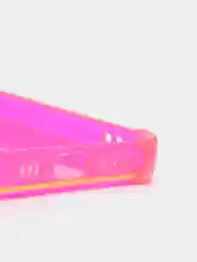 Розовый силиконовый противоударный чехол для Apple iPhone 13 Pro с защитой камеры