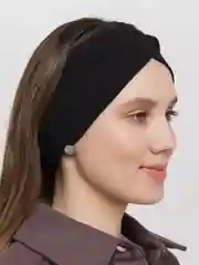 Черный повязка на голову женская