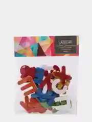 Наклейка декоративная, цифры и буквы с глиттером