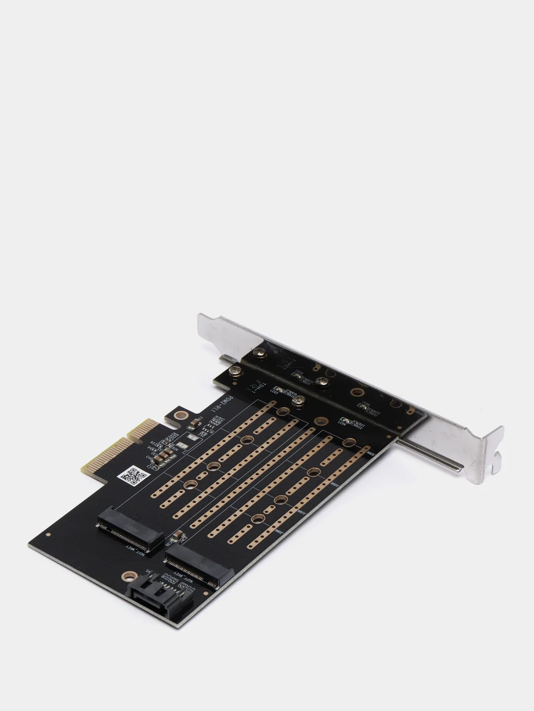 Контроллер PCI-E x4 - NVMe M.2 + SATA M.2 ORICO PDM2